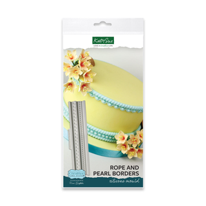 Rope and Pearl Borders Silicone Mould