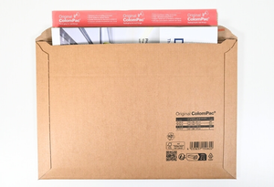360 x 250mm - CP 015.06 - ColomPac Landscape Corrugated Envelopes - 100 Envelopes