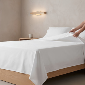 130TC Wholesale Cotton Rich - Institutional Flat Sheets