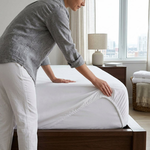 180TC Easy Iron - Percale Fitted Sheets 12" Deep