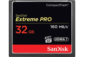 SanDisk 32GB Extreme PRO CompactFlash Memory Card