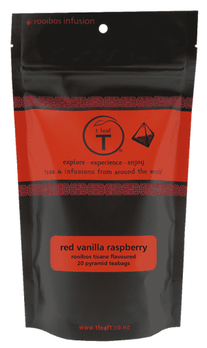 Red vanilla raspberry pyramid pouch 20s