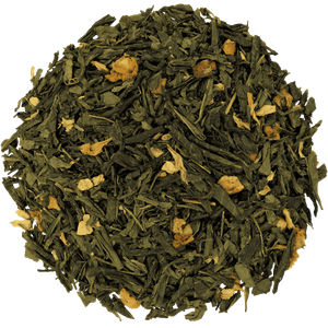 Flavoured green tea sample selection