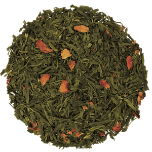 Flavoured green tea sample selection