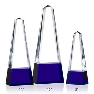 Blue Wide Obelisk Tower