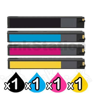 4 Pack HP 975A Compatible Inkjet Combo L0R88AA - L0R97AA [1BK,1C,1M,1Y]
