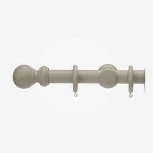 35mm Honister Cafe Latte Ball Curtain Pole