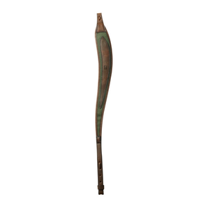Rifle Sling in Leather/Canvas - 93cm - Green