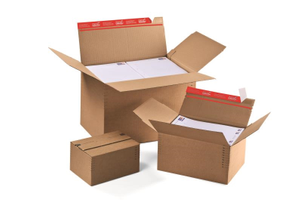 305 x 228 x 160mm - CP 141.205 - ColomPac Variable Depth Cardboard Boxes - 10 Boxes