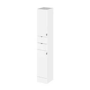 Hudson Reed Fusion 300x355mm Tall White Gloss Full Depth Tower Unit