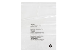 Clear Polypropylene Garment Bags - 350 x 425mm - 1,000 Bags