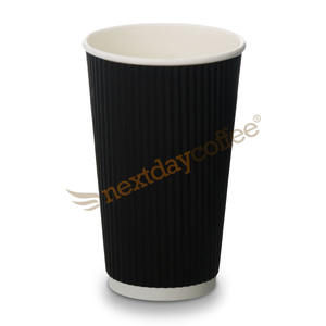 16oz Black Ripple Cups (100)