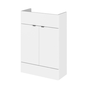 Hudson Reed Fusion 600x255mm Gloss White Compact Vanity Unit