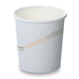 4oz Single Wall White Paper Cups (100)