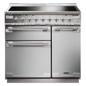 Rangemaster Elise 90cm Induction Range Cooker, Stainless Steel 