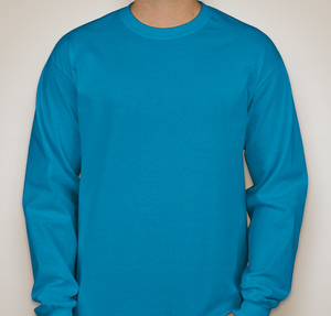 Gildan Ultra Cotton Long Sleeve T-shirt - Sapphire