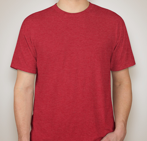 Next Level Tri-Blend T-shirt - Vintage Red