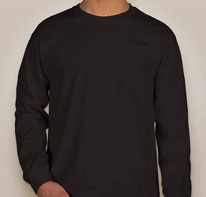 Gildan Ultra Cotton Long Sleeve T-shirt - Black