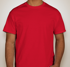 Gildan 100% Cotton T-shirt - Red