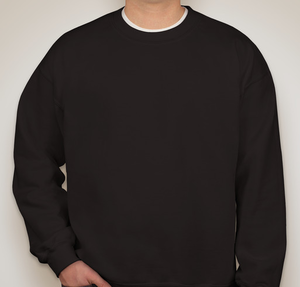 Gildan Midweight 50/50 Crewneck Sweatshirt - Black