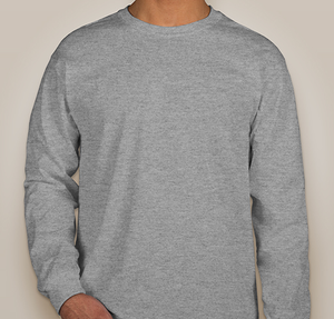 Gildan Ultra Cotton Long Sleeve T-shirt - Sports Grey
