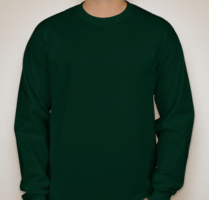 Gildan Ultra Cotton Long Sleeve T-shirt - Forest
