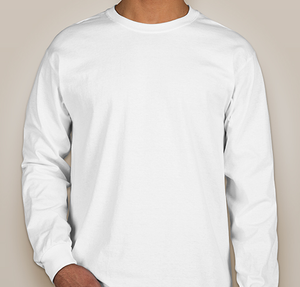 Gildan Ultra Cotton Long Sleeve T-shirt - White