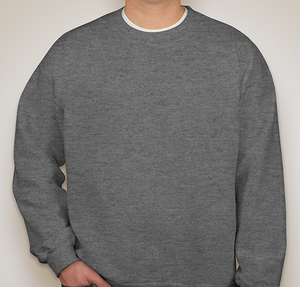 Gildan Midweight 50/50 Crewneck Sweatshirt - Graphite Heather