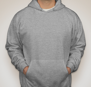 Hanes EcoSmart 50/50 Pullover Hoodie - Light Steel
