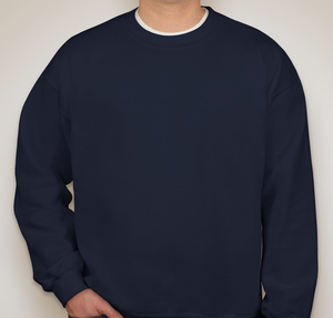 Gildan Midweight 50/50 Crewneck Sweatshirt - Navy