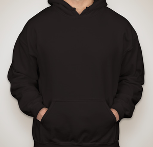 Gildan Midweight 50/50 Pullover Hoodie - Black