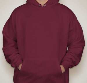 Hanes Ultimate Cotton Heavyweight Pullover Hoodie - Maroon