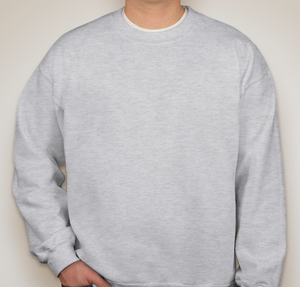 Gildan Midweight 50/50 Crewneck Sweatshirt - Ash