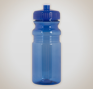 20 oz. Translucent Bike Water Bottle - Translucent Blue