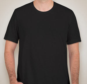 Bella + Canvas Tri-Blend T-shirt - Solid Black Tri-Blend