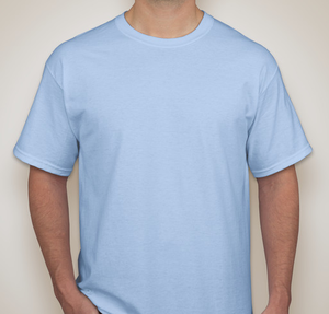 Gildan 100% Cotton T-shirt - Light Blue