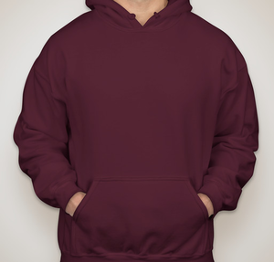 Gildan Midweight 50/50 Pullover Hoodie - Maroon