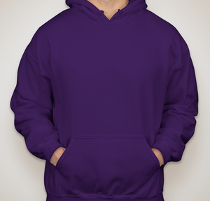 Gildan Midweight 50/50 Pullover Hoodie - Purple
