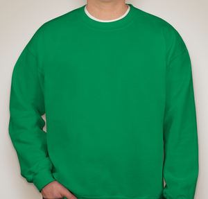 Gildan Midweight 50/50 Crewneck Sweatshirt - Irish Green