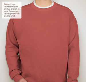 Comfort Colors Crewneck Sweatshirt - Crimson