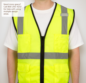 Kishigo Class 2 Pocket Mesh Safety Vest - Lime