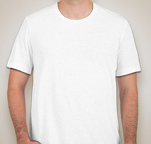 Bella + Canvas Tri-Blend T-shirt - Solid White Tri-Blend