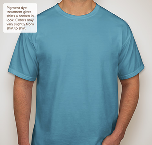 Comfort Colors 100% Cotton T-shirt - Royal Caribe