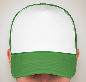 Valucap Foam/Mesh Trucker Hat - White / Kelly