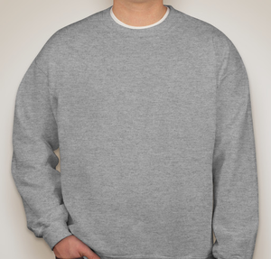 Gildan Midweight 50/50 Crewneck Sweatshirt - Sports Grey