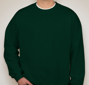 Gildan Midweight 50/50 Crewneck Sweatshirt - Forest