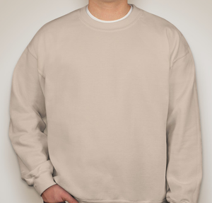 Gildan Midweight 50/50 Crewneck Sweatshirt - Sand