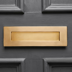 Original Style Letterplate - Polished Brass - 305mm x 108mm (12x4)