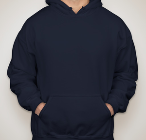 Gildan Midweight 50/50 Pullover Hoodie - Navy