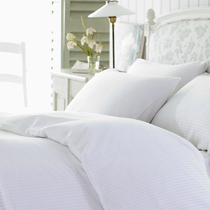 Seersucker White Pillowcase Household 
